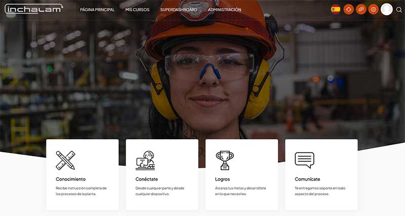 Caso de éxito Inchalam - Migración Moodle 3.5 a 4.1 con 800+ usuarios activos